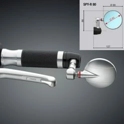 Best deal 😉 Mirrors Rizoma Spy-r 80 Mirror Grey ✔️