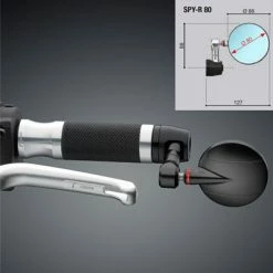 Brand new ✨ Mirrors Rizoma Spy-r 80 Mirror Black ✔️