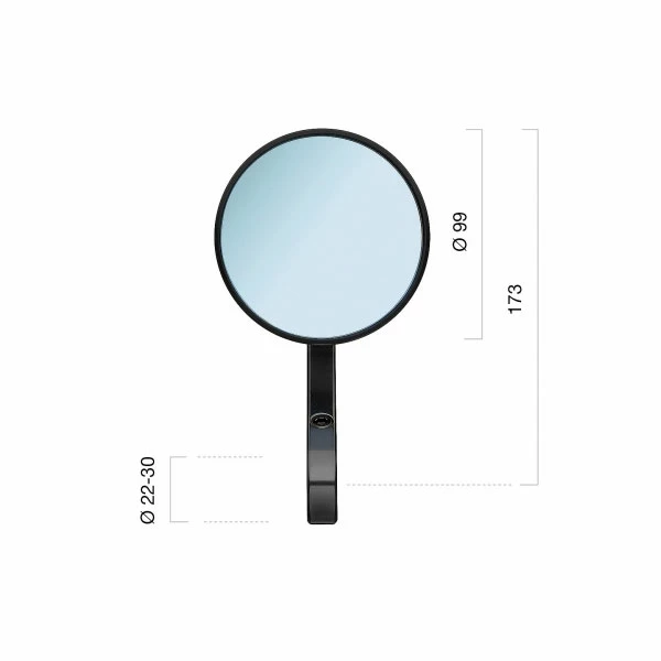 Best deal π₯ Mirrors Rizoma Mirror Eccentrico Black π - Image 3